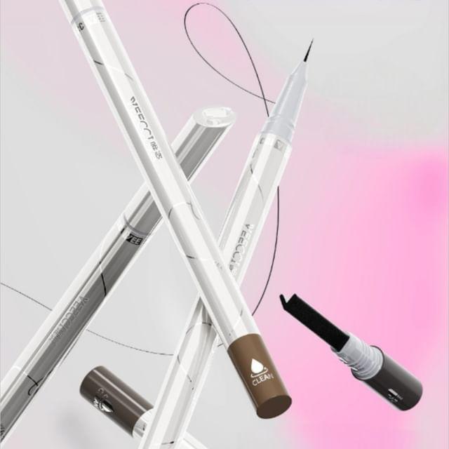 VEECCI - Fine Filaments Liquid Eyeliner - 4 Colors X01# Matte Black - 0.3ml & 0.2ml