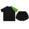 Kids Boys Boxing Uniform 2pcs Tracksuits Short Sleeve Boxer Shirt and Fighting Shorts Muay Thai Kickboxing Set