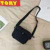 Lightweight and Versatile Multi-layer Small Square Bag Satchel Men's Fashion Casual Waterproof Nylon Messenger Bag Women
