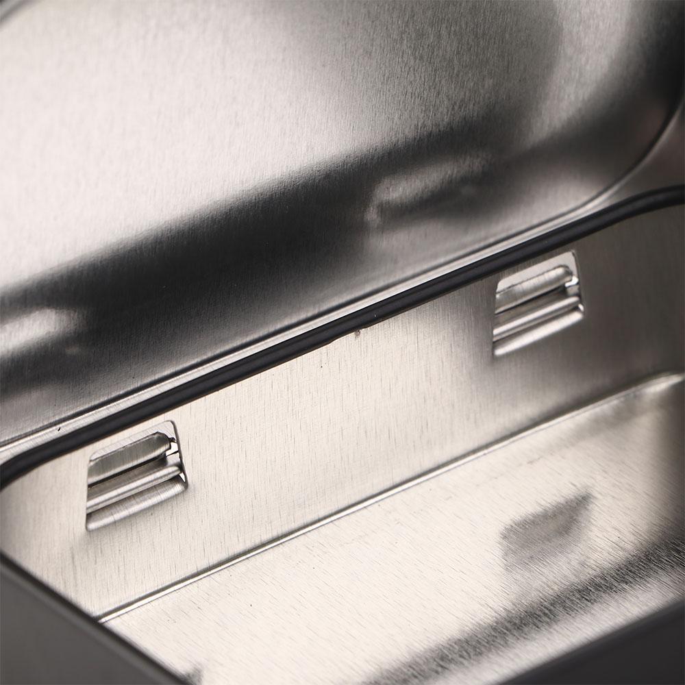 Kit de Supraviețuire Bijuterii Organizator Monede Negru Cutie Metalică Golă Neagră Cutie de Depozitare Cutie Bomboane Etui Carduri