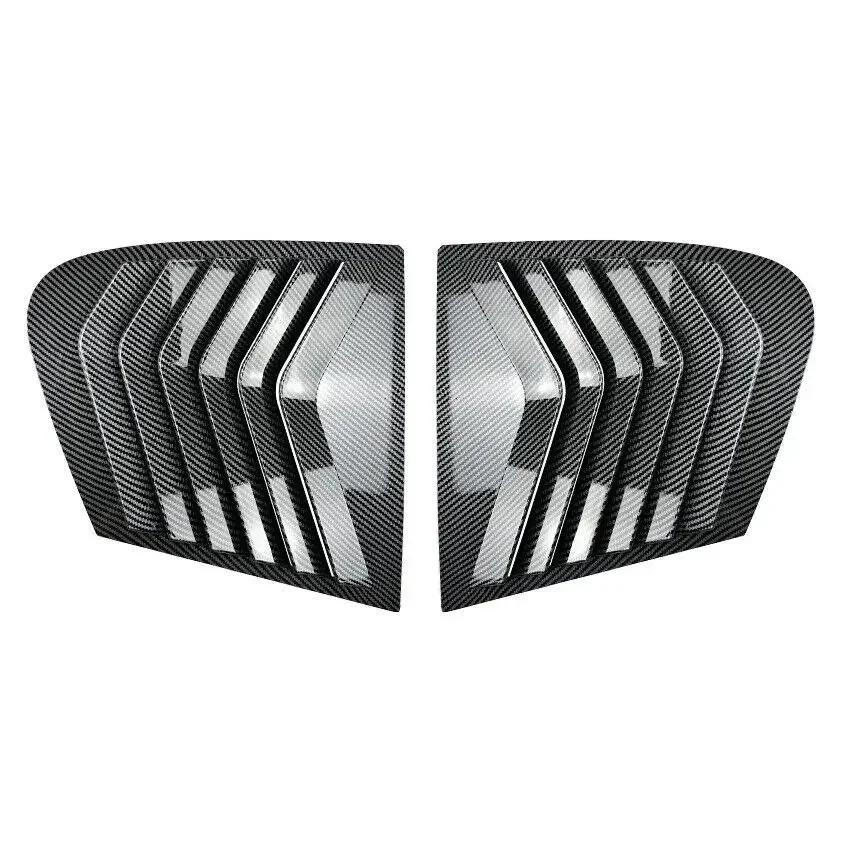 For BMW 1 Series F20 118i 120i Hatchback 2011- ABS Rear Window Quarter Louver Cover Side Vent Trim Car Adhesive Accessories