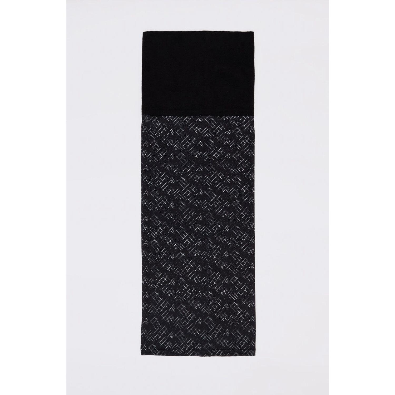 

Men s Patterned Fleece Scarf A9761ax24wn чёрный