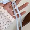 2Pcs Hairpin Satin Ribbon Bowknot Rose Flower Decor Hair Clip Firm Grip Low Ponytail Hairpin Daily Commuting Hair Accessory