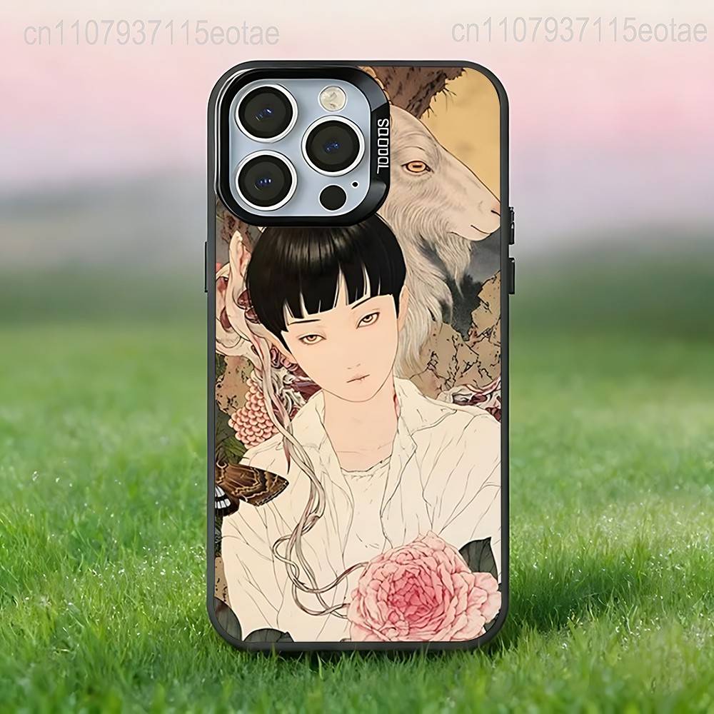 

MaiYaCa Takato Yamamoto Phone Case For iPhone 17,16,15,14,13,12,11,Pro,Max,Plus,E,Air,Mini Black IMD Cover iPhone17promax