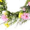 Artificial Easter Egg Wreath , Spring ,Silk Flower Garland for Front Door