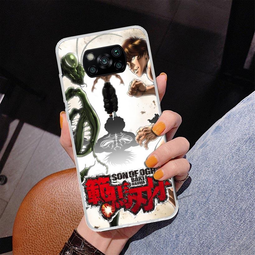 Baki the Grappler Original Anime Phone Case For Xiaomi Poco X7 X6 X5 Pro F7 Ultra Redmi 15C 15 13C 13 12C 12 10 10A 10C 9 9A 9C