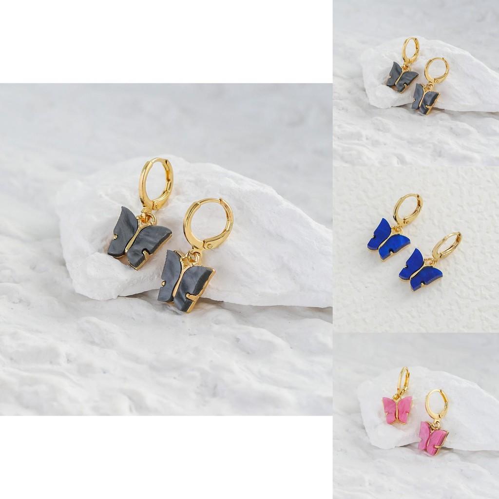 Fashionable Alloy Butterfly Earrings Perfect For Everyday Wear And Occasions