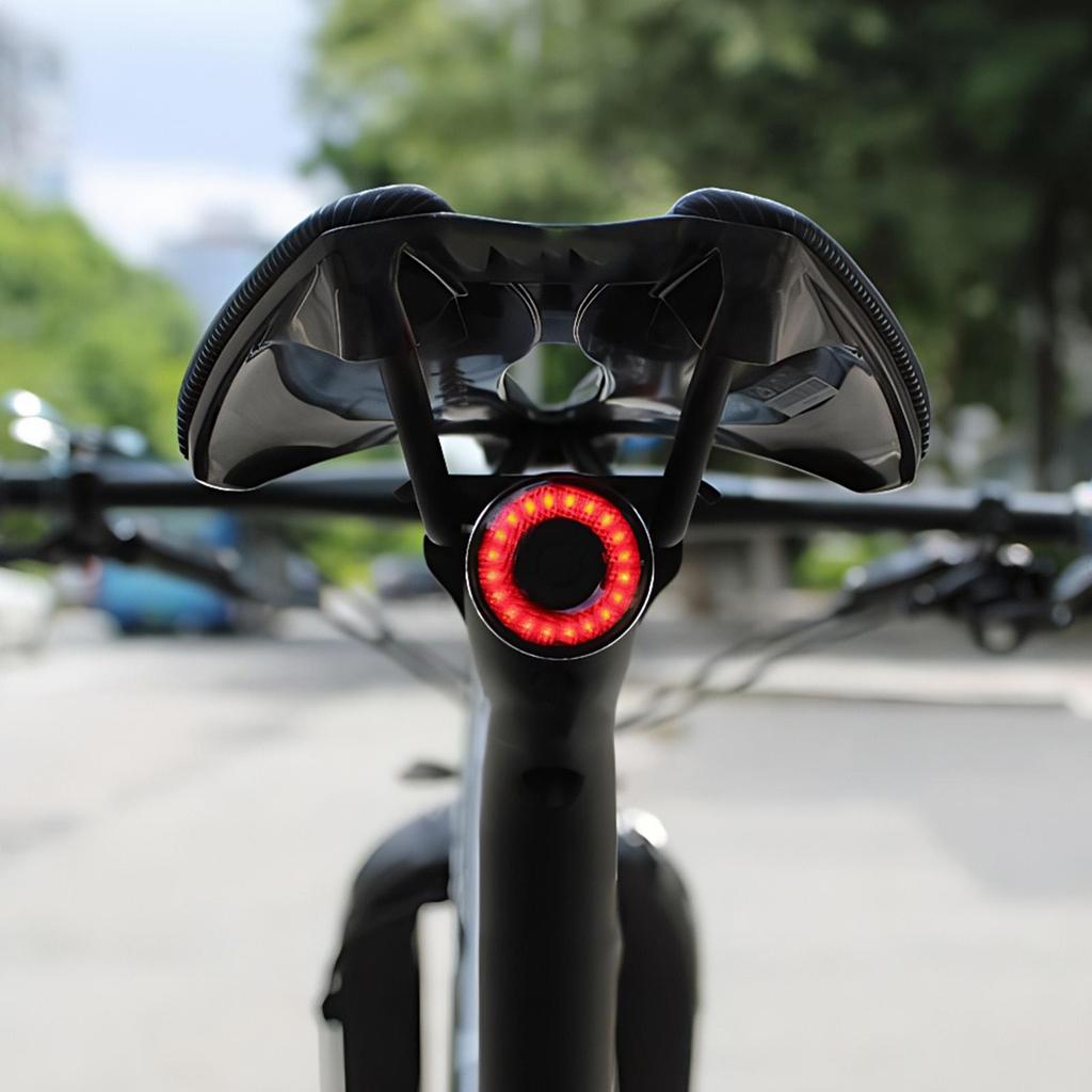Bike Rear Light Smart Bike Back Sensing Light Cycling Brake Sensing Lamp For Riding Mountain Road Daily Commuting Camping