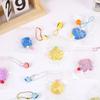 Pinch Various Shaped Toy Cartoon Bell Pendant Keychain Bags Toys Decoration