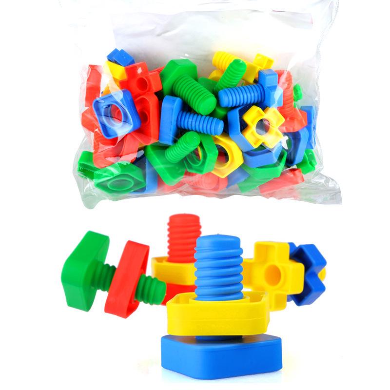 Early Education Screw & Bolt Matching Toy for Toddlers (1-3 Years) - Desktop Assembly Blocks & Learning Aid
