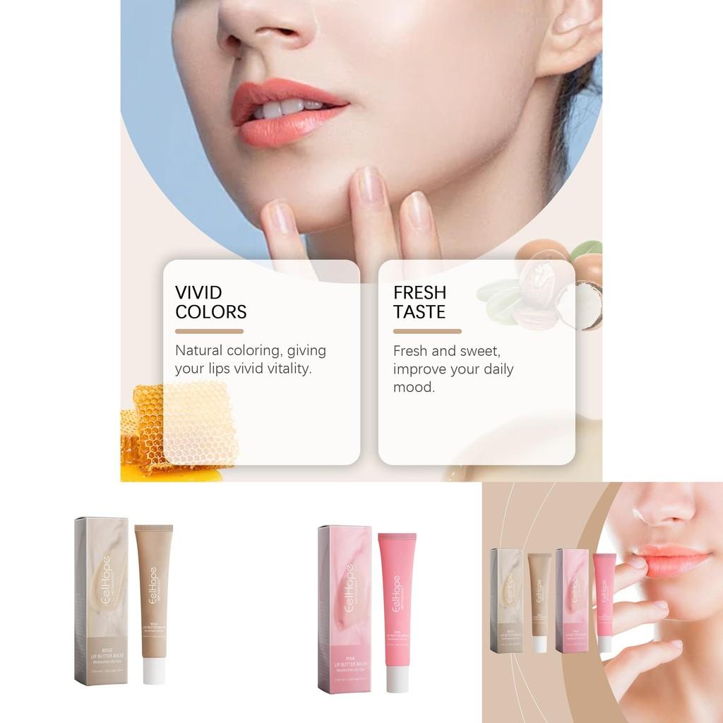Eelhope Moisturizing Lip Balm For Hydrated And Revitalized Lips 15g In Beige And Pink Shades