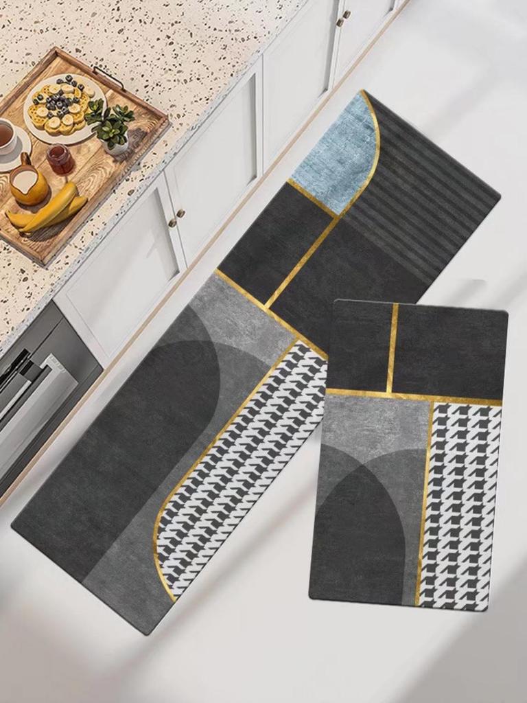 Fashion Simple Nordic Style Kitchen Mat  Carpet House Hold Carpet Modern Home Decor
