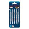 Lame de scie sauteuse - bosch - t308b - pack de 5 - acier hcs - découpe 2-side clean