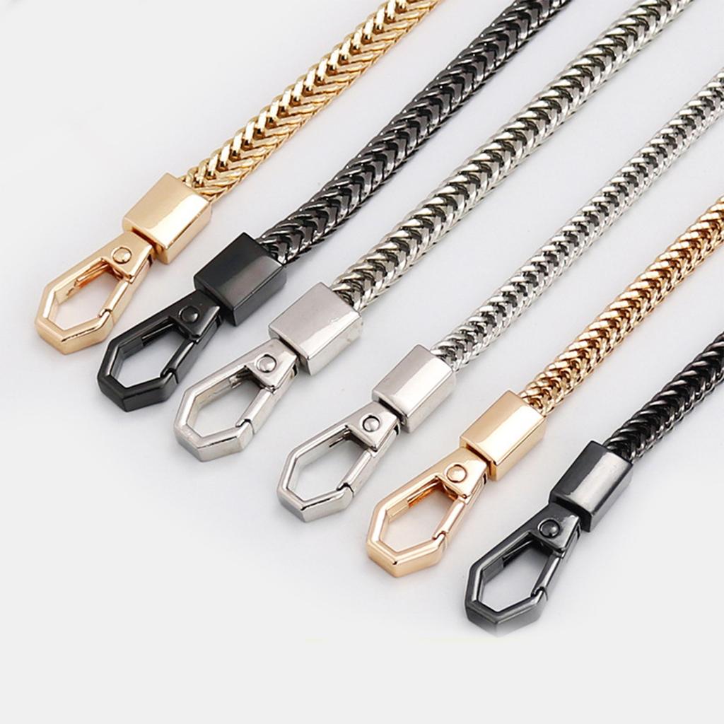 Snake Bone Chain Gold/Silver/Black Bag Strap Replacement Metal Shoulder Straps Crossbody Bag Chain Bag Accessories