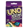 Uno Flip Side Card Game with Pink Slime Stress Ball Set - New Double-Sided Cards Hard Penalty Multicolor Family Party Board Game 5cm Squeeze Ball