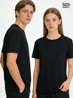 Good Quality T-Shirts Couple Outfits Summer Sale Cotton Male Tshirt Women Short Sleeves Tee Shirt Boys Basic Plain Tops