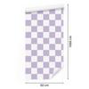 White and lavender checkerboard wallpaper for living room and bedroom 50x1000