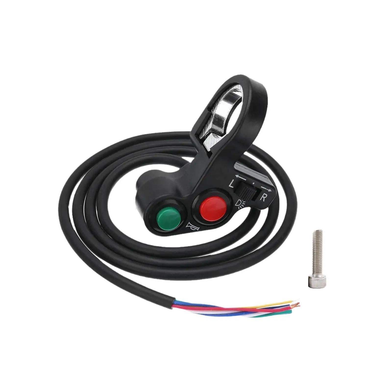 

Переключатель на руле мотоцикла Электрический велосипед Скутер Кнопка сигнала Вкл/Выкл Переключатель света указателей поворота S6S4