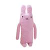 Cartoon Smile Long Ears Rabbit Pillow Plush Toy Doll Little White Rabbit Doll Girl Soothing Doll