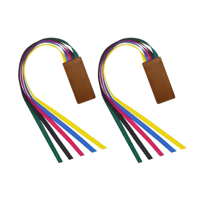 

2/4/6 шт. Кожаные закладки для Библии с разноцветными кисточками и цветными лентами, закладки для религиозной книги, романа, для ежедневного чтения