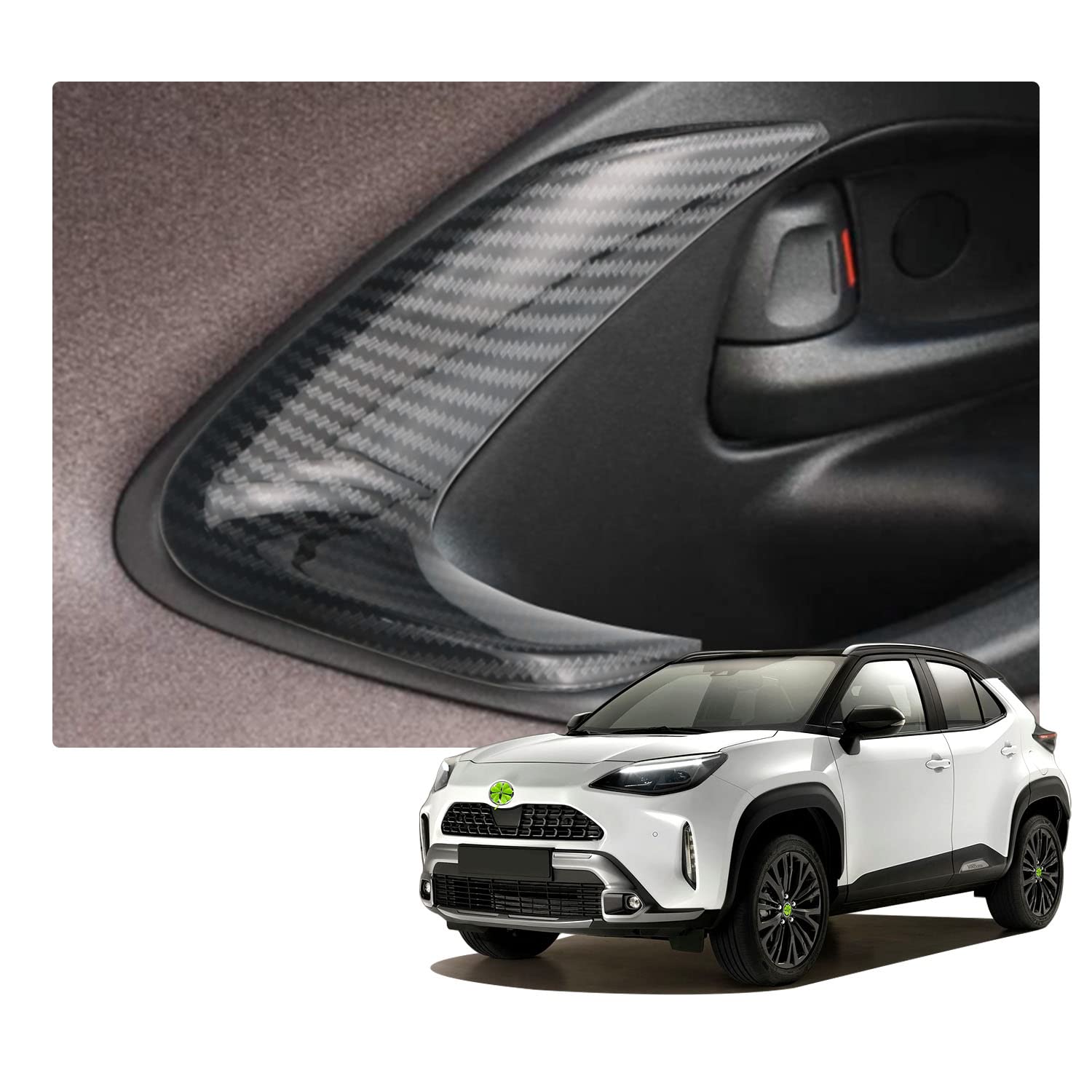 

[RUIYA] Toyota Yaris • Yaris Cross SUV • GR Yaris Внутренняя панель накладки двери Inner handle cover