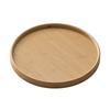 Wooden Wood Tray Round Tea Food Tray New Serving Tray  Breakfast Dinner