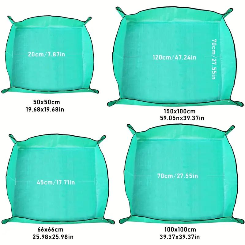 

Коврик для пересадки растений, складная садовая рабочая ткань, водонепроницаемые садовые коврики, подушечки для полива почвы, движущиеся в помещении 50*50cm