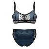 Men Sissy Lingerie 2Pcs Adjustable Straps Bra Tops with Briefs Thongs Bikini Sets Nightwear