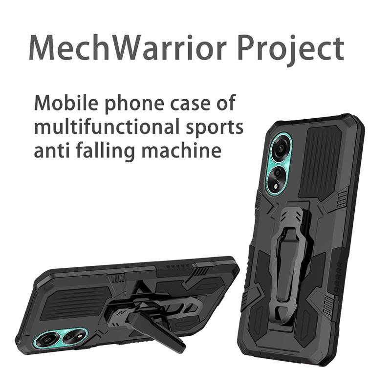 Military Armor Belt Clip Stand Case for OPPO Reno 10 Pro 5G Protective Magnetic Business Shockproof Full Protection Cover