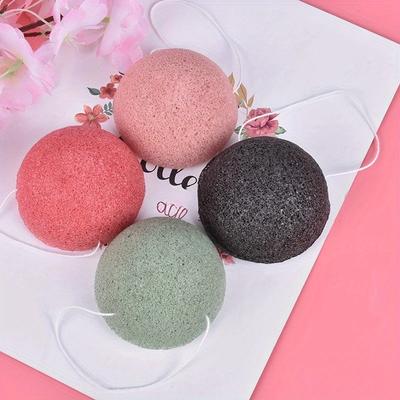 Makeup Konjac Sponge Exfoliator Cleanse Konjac Sponge Natural Konjac Puff Face Wash Cleaning Sponge