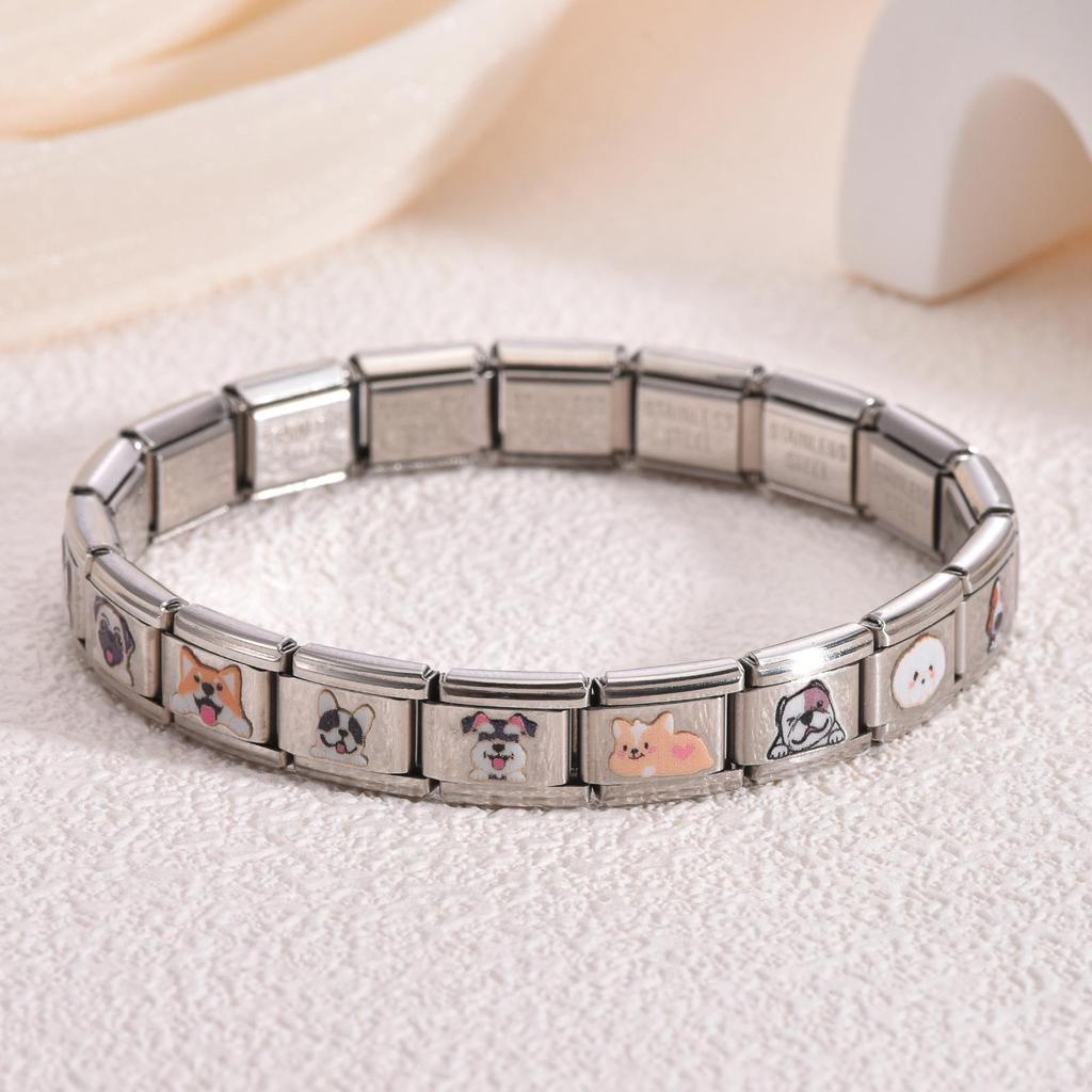 Veelzijdige Elastische Armband van Roestvrij Staal - Modieus Unisex Ontwerp