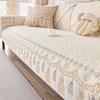 Thicken Cotton Sofa Cover Four Season Universal Sofa Towel Luxury Non-slip L Shaped Corner Couch Cover for Living Room Decor