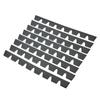 8PCS Car Front Bumper Bottom Anti-Scratch Strip Scrape Guard Skid Plate Bumper Protection Anti Collision For