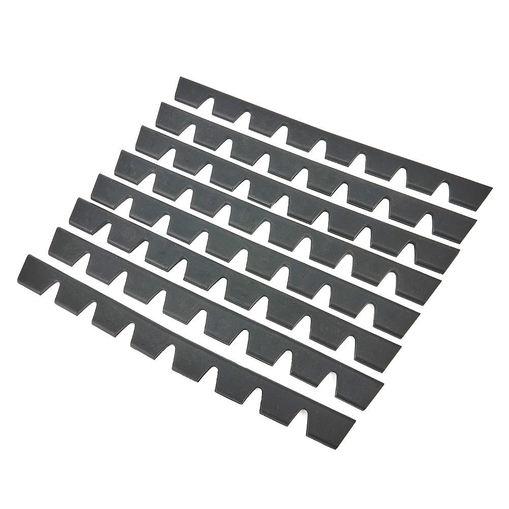 8PCS Car Front Bumper Bottom Anti-Scratch Strip Scrape Guard Skid Plate Bumper Protection Anti Collision For