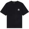 New MLB MONOGRAM Collection New York Yankees 25SS T Shirt Unisex Black 3ATSB7053-50BKS