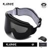 KAROS Flip-up ski goggles, unisex, winter anti-fog eyewear, snow goggles, suitable for snowboarding, mountaineering, and hiking
