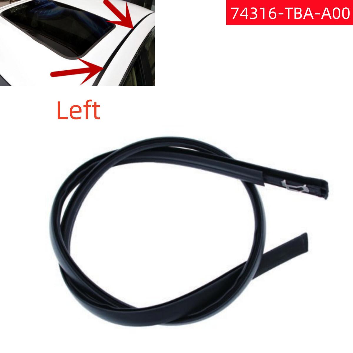 1PC Black Front Left Roof Molding Trim 74316-TBA-A00 For Honda 2016- Civic