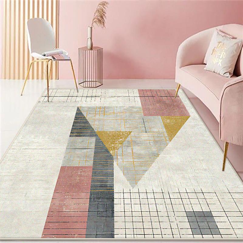 Pink Light Luxury Carpet Living Room Decoration Home Sofa Area Rugs 200x300cm Washable Girl Bedroom Cloakroom Nin-slip Floor Mat