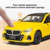 Scale 1:24 5 Series 530LI M3 Car Model Toy Alloy Body Strong Durable Music Light Supercar Models Toys Birthday Gifts for Kids