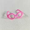 Colorful Glasses Plastic Glasses Frame Accessories DIY Dolls Candy Color Frame Handmade Decoration Accessories