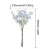 10pcs Luxury Artificial Oncidium Flower Realistic Fake Flowers  Living Room Decor