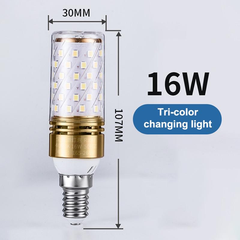 Brightness E27 E14 Led Bulb Corn Lighting Lamp 12W 16W 24W 2835 Smd Lamps 110V 220V Home Decor Replace Halogen Lights White