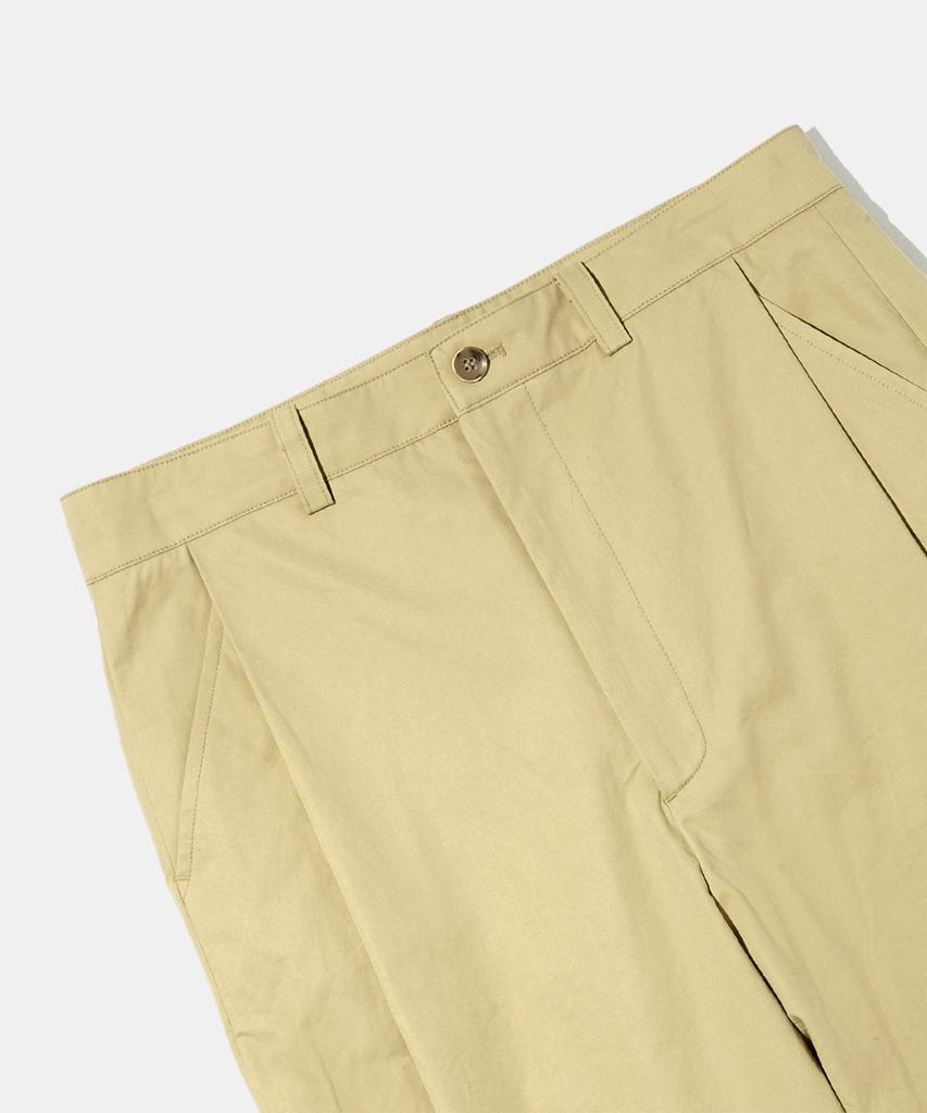 WMC Deep Pleated Chino Pants_Beige