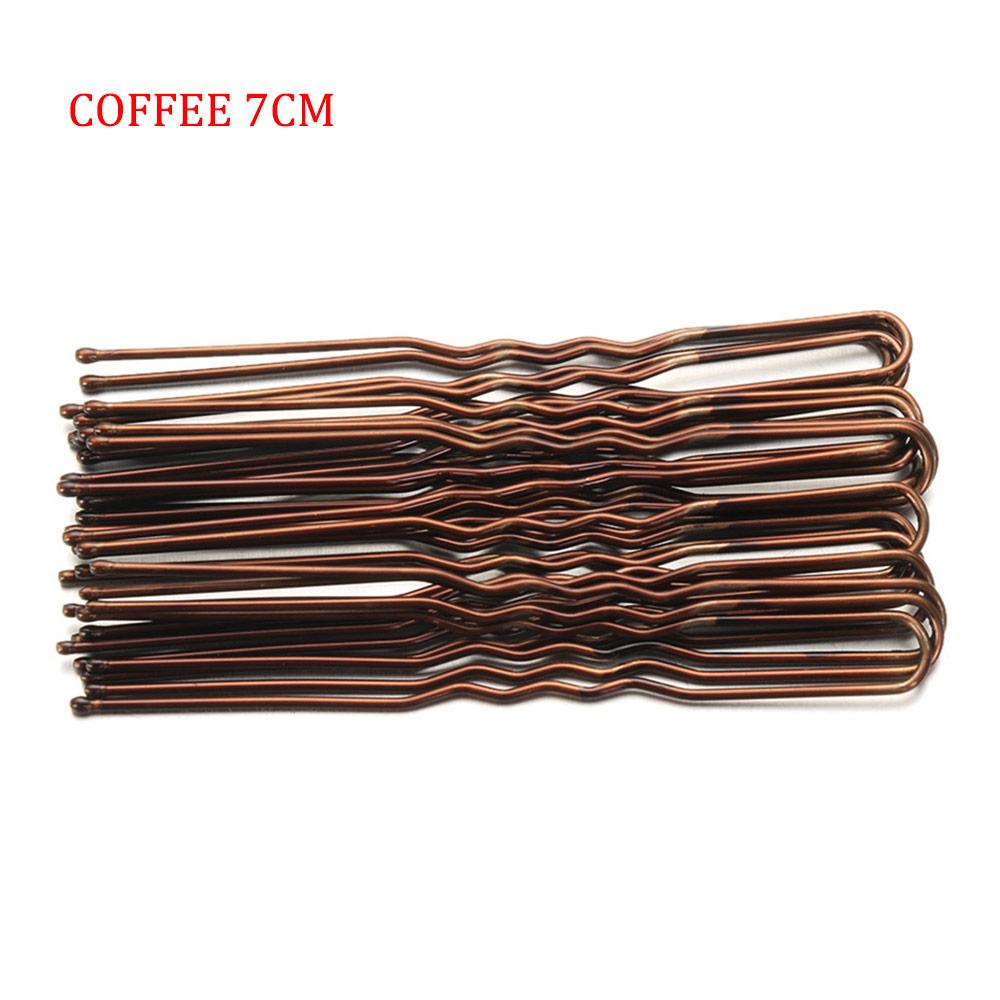 20 Stück / Beutel 5/6/7cm U-förmige Legierung Haarnadeln Wellenförmige Haarspangen Schlichte Metall Haarklammern Haarspangen Brautfrisur Werkzeuge Accessoires