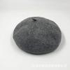 Autumn and winter versatile wool hat beret women's pumpkin hat retro woolen painter hat bud hat tide