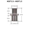 Adattatore Piastra Sandwich Filtro Raffreddatore Olio SK Viti di Fissaggio Sensore M18*1.5 3/4-16 UNF M20*1.5 M22*1.5 Barra Filettata in Acciaio Inossidabile