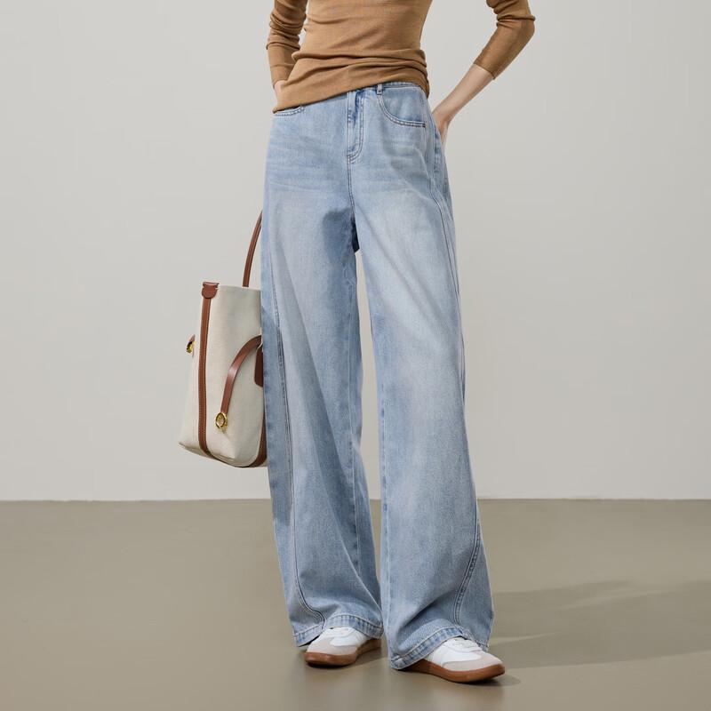 ESE-Y Women s Retro Wide Leg Banana Jeans