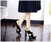 Summer New Women's Pumps Thick Heel Peep Toe Mixed Colors Buckle Super High Heels Platform Sole Party Wedding Sandalias De Mujer