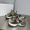 Zhao Ruth's father shoes flame color matching Forrest Gump shoes 22 autumn new European running shoes