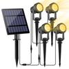 Nufeng Outdoor Solar RGB Spotlights - 6-Light Kit